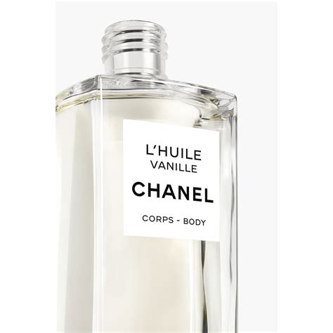 vanilla chanel|L’HUILE VANILLE Body Massage Oil .